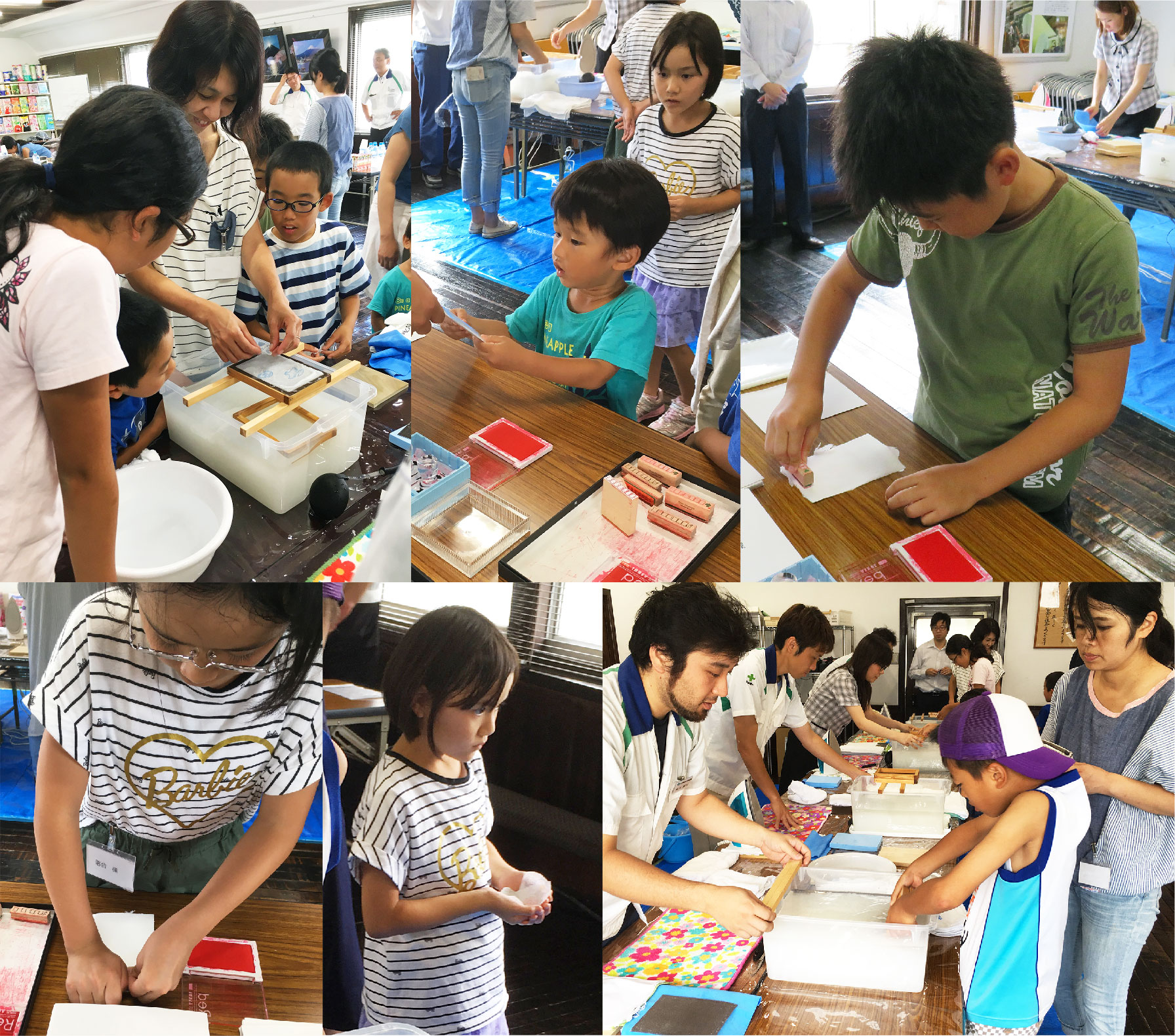 丸富製紙夏休み親子工場見学会2017