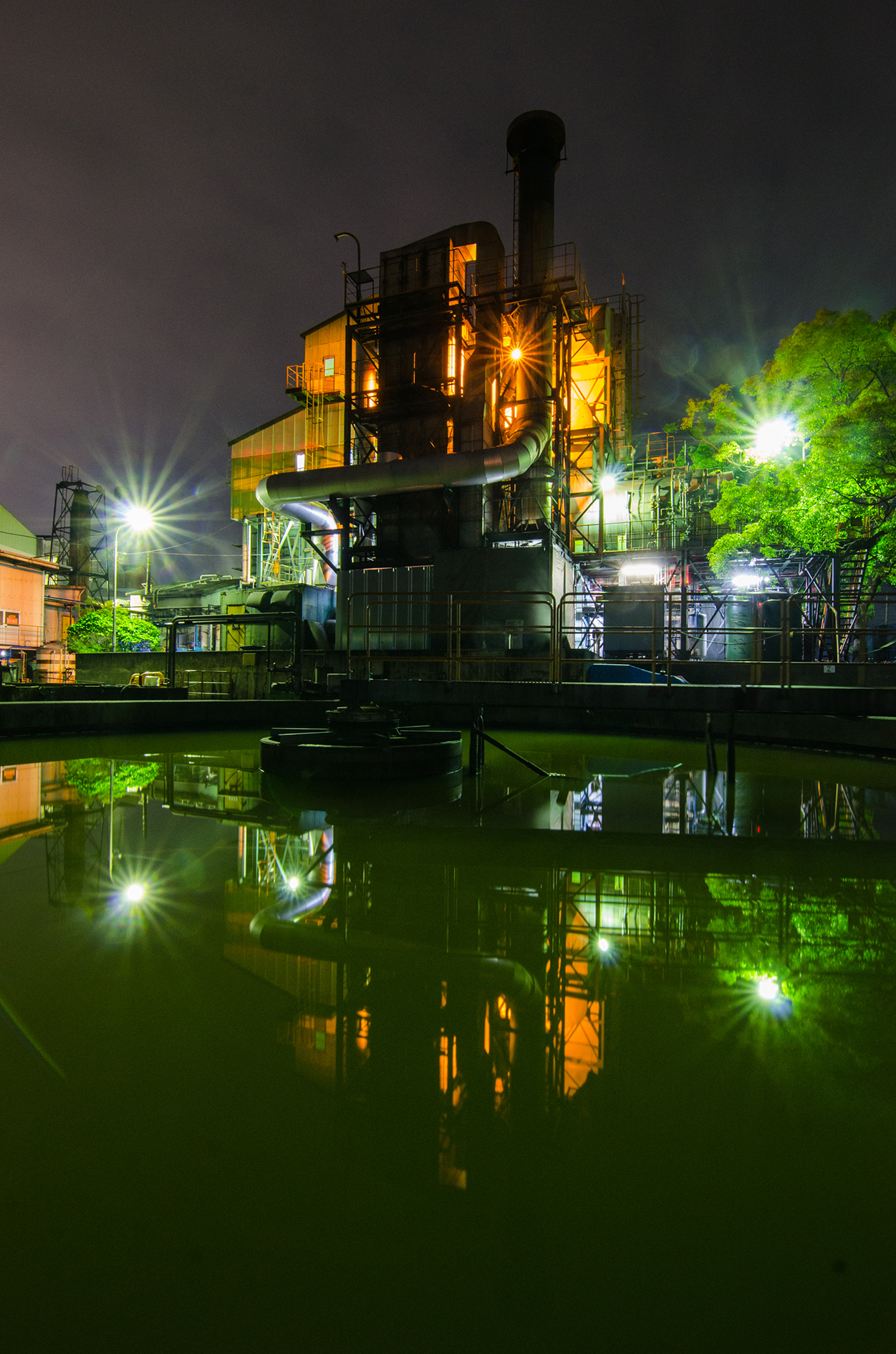 富士根工場工場夜景