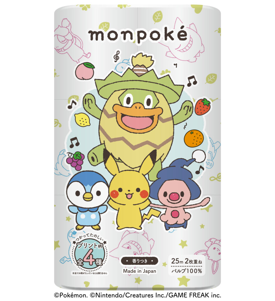 monpoké -モンポケ- 12ロール （ダブル・パルプ） | 丸富製紙株式会社