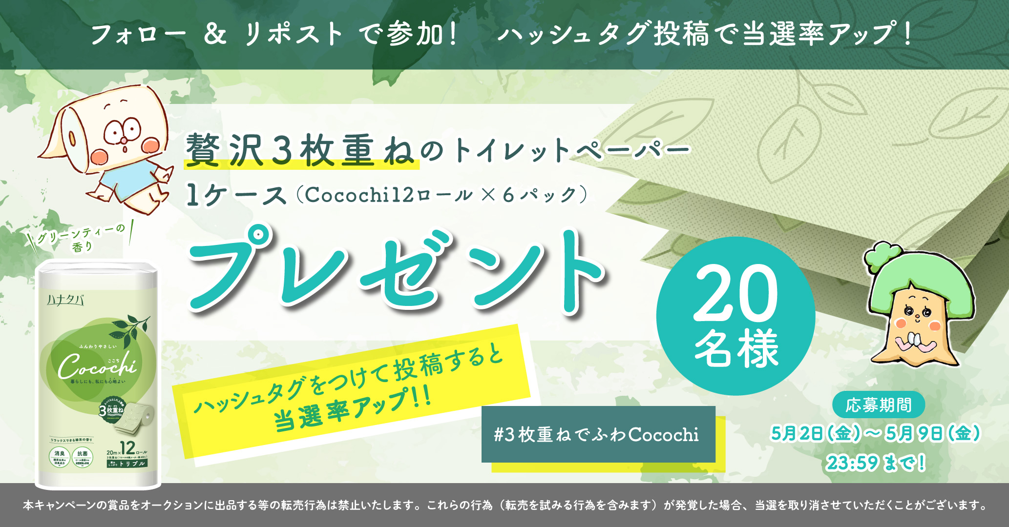 緑の日Cocochiキャンペーン